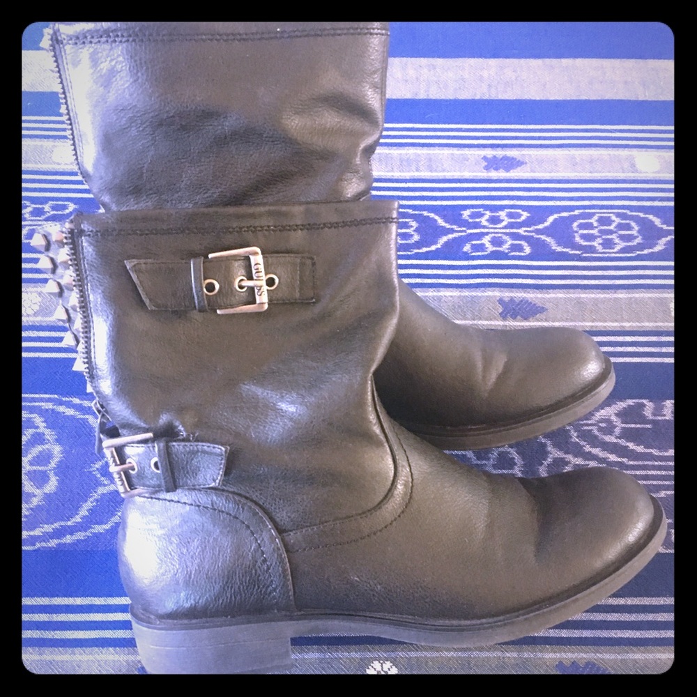 Emilee Studded Moto Boot